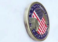독수리 상징을 가진 군 주문 스포츠 메달 미국 참전 용사 작풍
