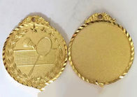 배드민턴 경기를 위한 금에 의하여 도금되는 던지는 금속 스포츠 메달 주문 아연 합금