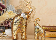 동물성 수지 가정 훈장 기술 금 색깔 코끼리 작은 조상 동상