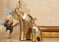 동물성 수지 가정 훈장 기술 금 색깔 코끼리 작은 조상 동상