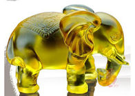 호박색에 의하여 착색되는 유약 실내 가정 훈장 코끼리 작은 조상 동상 135*80*115mm
